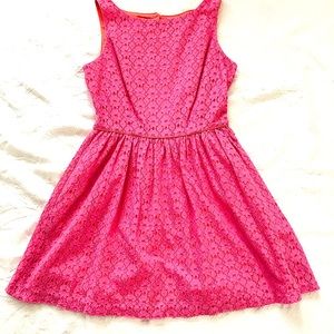 Lilly Pulitzer Pink fit and flare dress
